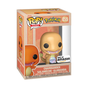Funko Pop Games: Pokemon - Charmander - Softcolor - Amazon Exclusive - Collectable Vinyl Figure - Gift Idea - Official Merchandise - Toys for Kids &