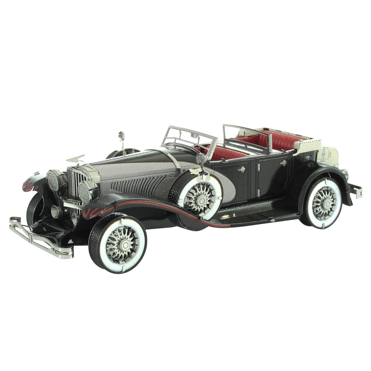 Metal Earth Puzzle 3D Car Duesenberg Ii Sj 1934. Vehicle Metal Puzzle. Building Models for Adults Challenging Level 10.01 X 3.99 X 2.59 Cm