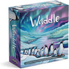 Allplay Waddle Board Game for Adults and Families - Connect Groups of Penguins to Claim The Most Fish - 1-Minute to Teach in A Small Box - 15 Min 2-5