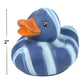 Rhode Island Novelty 2 Inch Multi-Color Pattern Rubber Duck (12 Piece)