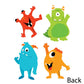 Big Dot of Happiness Monster Bash - Decorations DIY Little Monster Birthday Party or Baby Shower Essentials - Set of 20