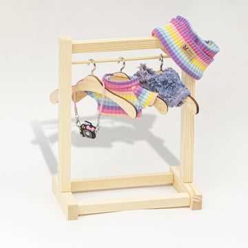 Clothes for 17cm Dolls(NO Doll) for Doll Outfits with Accessories Suit Cute Stylish Dress Up Set Purple Pants