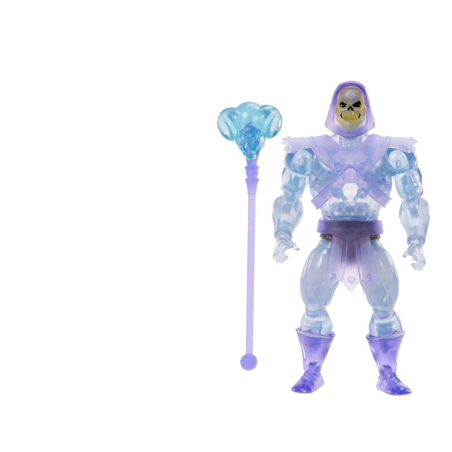 Masters of the Universe Masters of Universe Origins Action Figure Invisible Skeletor Cartoon Collection, 5.5-inch 1980s TV Villain, Detailed Clear