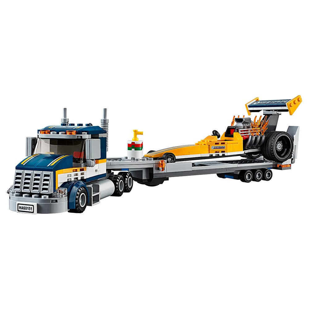 LEGO City Great Vehicles Dragster Transporter 60151