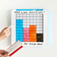 hand2mind - 92426 Build-A-Grid, Magentic Dry Erase Grid Whiteboard, White Board for Graphing, Multiplication & Division, Kids Dry Erase Board,
