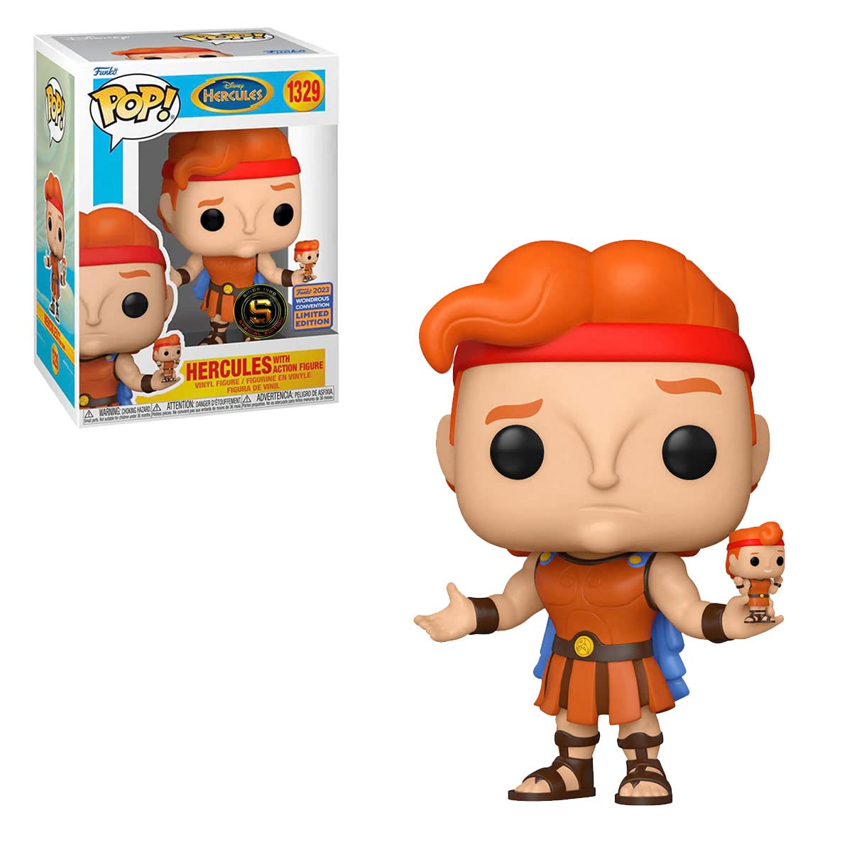 Hercule POP! Disney Vinyl Figurine ercules w/Action Figure 9 cm