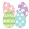 Big Dot of Happiness Spring Easter Bunny - Egg Decorations DIY Happy Easter Party Essentials - Set of 20