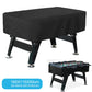 HAYCOVER Outdoor Soccer Foosball Table Cover Waterproof Dustproof Universal Patio Coffee Chair Billiard Game Room Cover Black 300D Oxford Cloth 63 x
