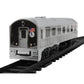 New York MTA New York City 3 Pc. Battery Operated Train Set with Track ,39" X 25",Silver