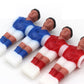 CATCYLUIS 4PCS Foosball Men, Table Soccer Men Player, Soccer Player Set, Plastic Replacement Parts, Foosball Replacement Players for Football Table