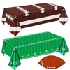 2 Pack Football Tablecloth - Football Party Decorations, Plastic Footballs Table Cover, Disposable Rectangle Table Cloth for Footballs Party Supplies
