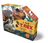 e11even, LLC Madd CAPP Puzzles Jr. - I AM T-Rex - 100 Pieces - Animal Shaped Jigsaw Puzzle (884014)