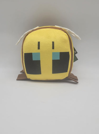 Mattel Minecraft Cuutopia Bee-Abeille Plush, 5-inch, Video Game-Inspired Collectible Toy