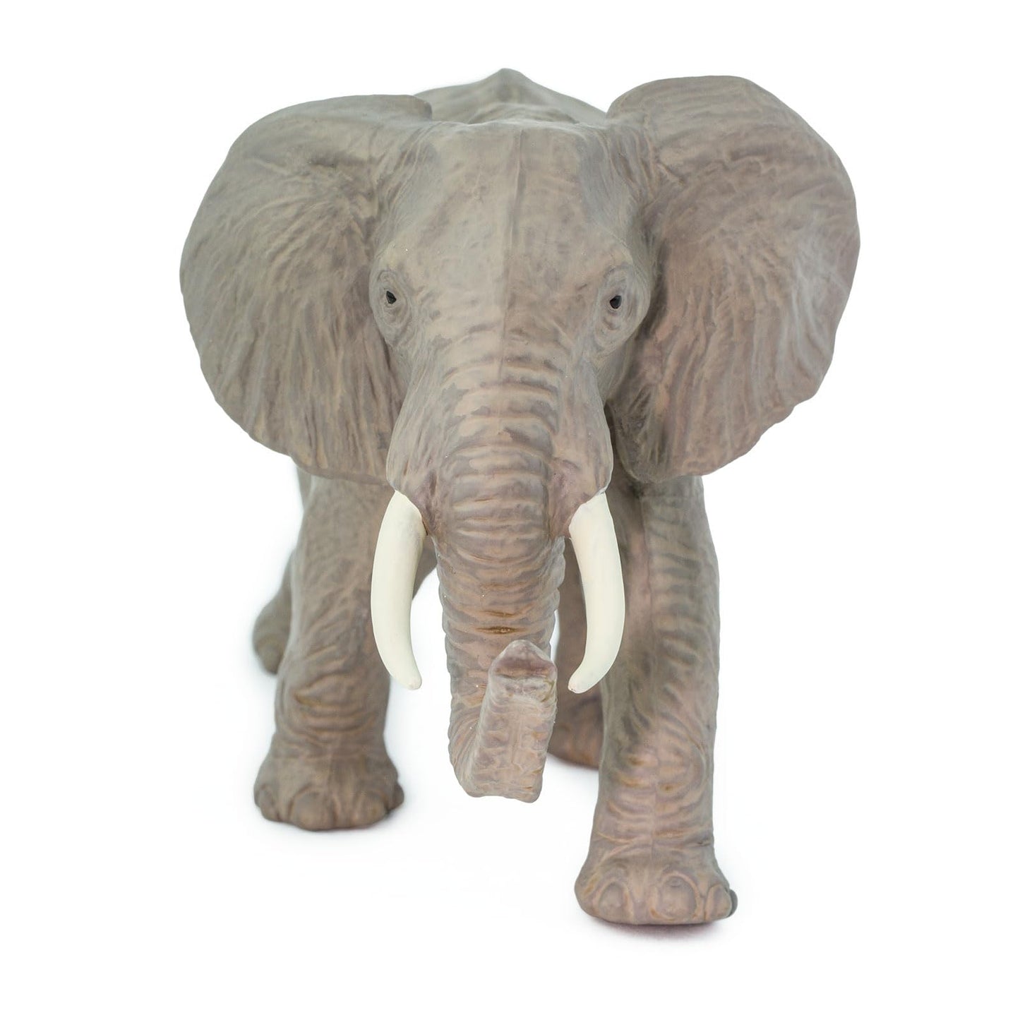 Safari Ltd. African Elephant Toy Figurine - Detailed, Hand-Painted 6.5" Wildlife Model Figure - Safe and Educational Toy for Boys, Girls & Kids Ages