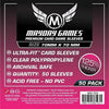 Mayday Games Small Square Card Sleeves (70x70mm) - Premium Thickness, Pack of 50