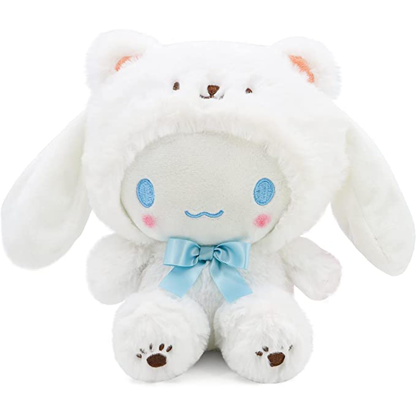 MJJAOQYF Cartoon Kawaii White Bear Cross-Dressing Series Plush,Soft Plush Doll Cute Soft Toys, Plush Pillow Stuffed Animals Toy Birthday Gifts