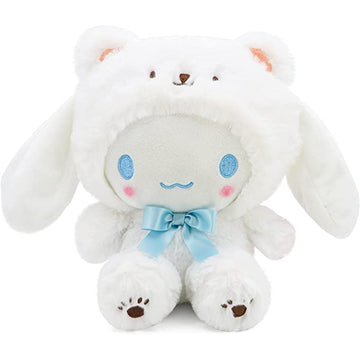 MJJAOQYF Cartoon Kawaii White Bear Cross-Dressing Series Plush,Soft Plush Doll Cute Soft Toys, Plush Pillow Stuffed Animals Toy Birthday Gifts