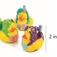 Fun Express Mermaid Ducks - Toys - Character Toys - Rubber Duckies - 12 Pieces - Multi Color