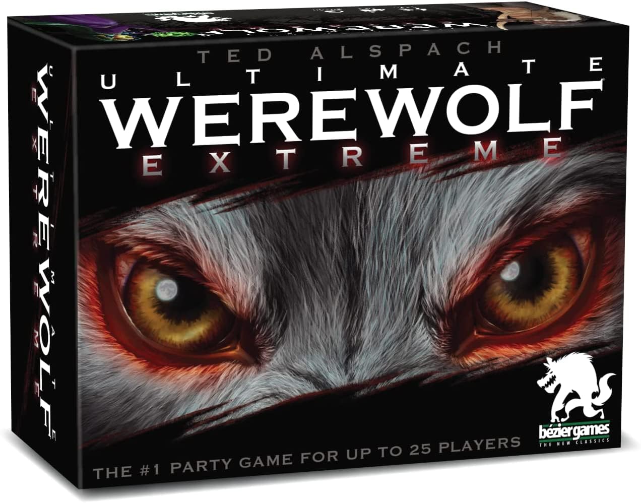 Bezier Games Ultimate Werewolf Extreme | Social Deduction with Hidden Roles Bluffing and Voting | Moderator App Included | 3-25 Players Ages 8+ |