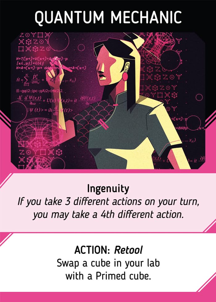 TESSERACT by Smirk & Dagger: 1-4 Player Cooperative Strategy Board Game, 64 Dice, Rotating Turntable, Dice Manipulation, Unique Player Powers, A Great