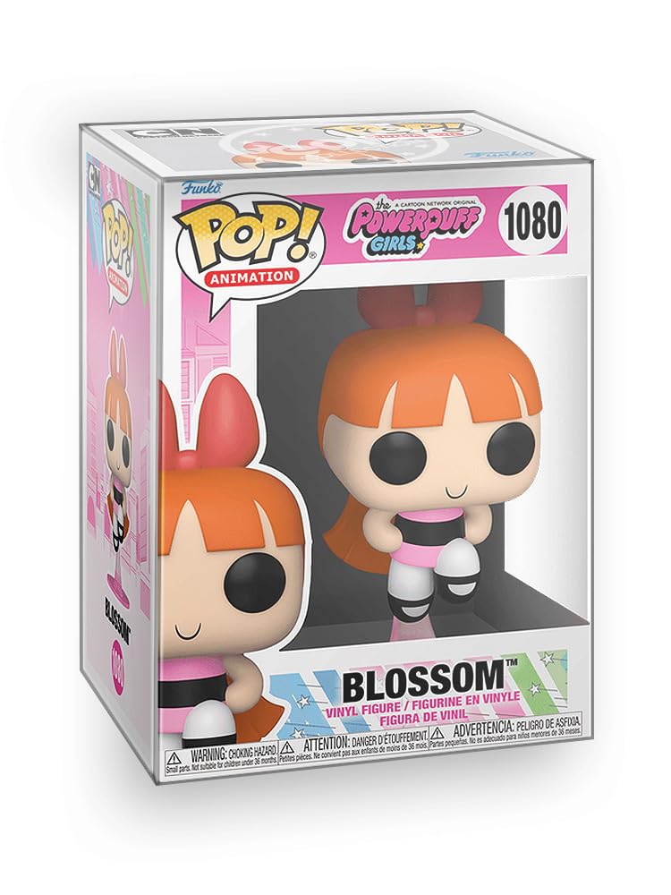 Funko Pop! Powerpuff Girls - Set of 3 - Bubbles, Blossom and Buttercup Vinyl Figures Bundled with Box Protector