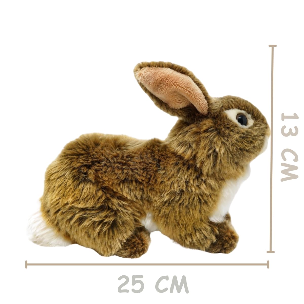 TigerHart Brigid The Brown Rabbit - 10 Inch Stuffed Animal Plush Bunny