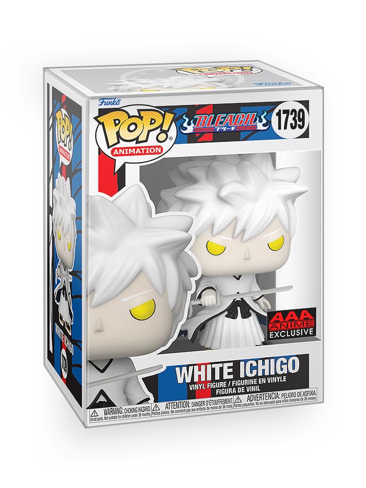 Epic Collectibles Pop Anime: Bleach - White Hollow Ichigo Exclusive Vinyl Figure Bundled with Box Protector Compatible for Funko