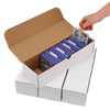 EBOAUSI Top Loader Box 4-Pack - 3200 Count Sports Card Storage Box with 20 Dividers & Labels for Trading Cards/TCG/MTG Card Box For Top Loads and