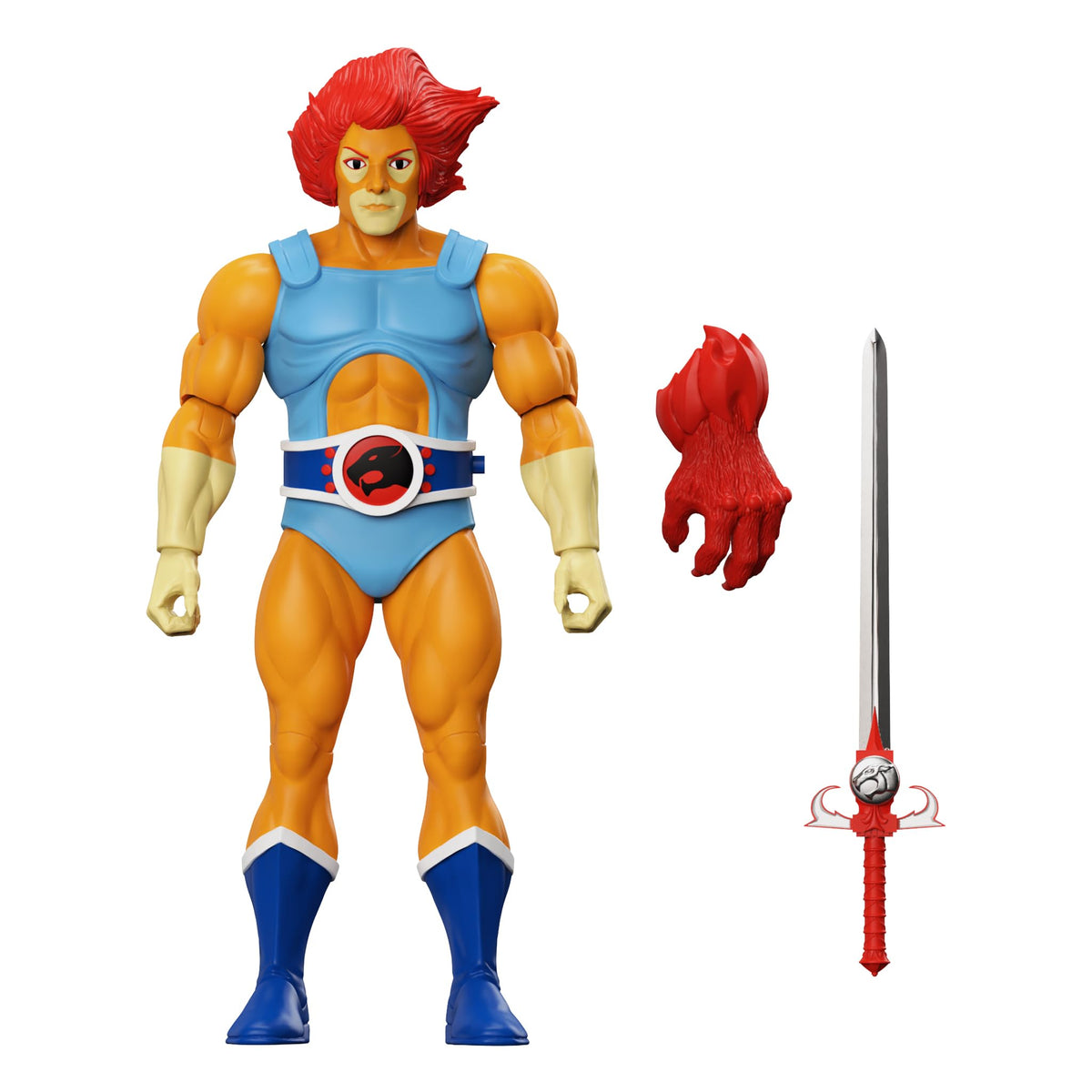Super7 Deluxe Thundercats Lion-O (Toy Recolor) - 7" Thundercats Action Figure with Accessories - Classic Cartoon Collectibles and Retro Toys