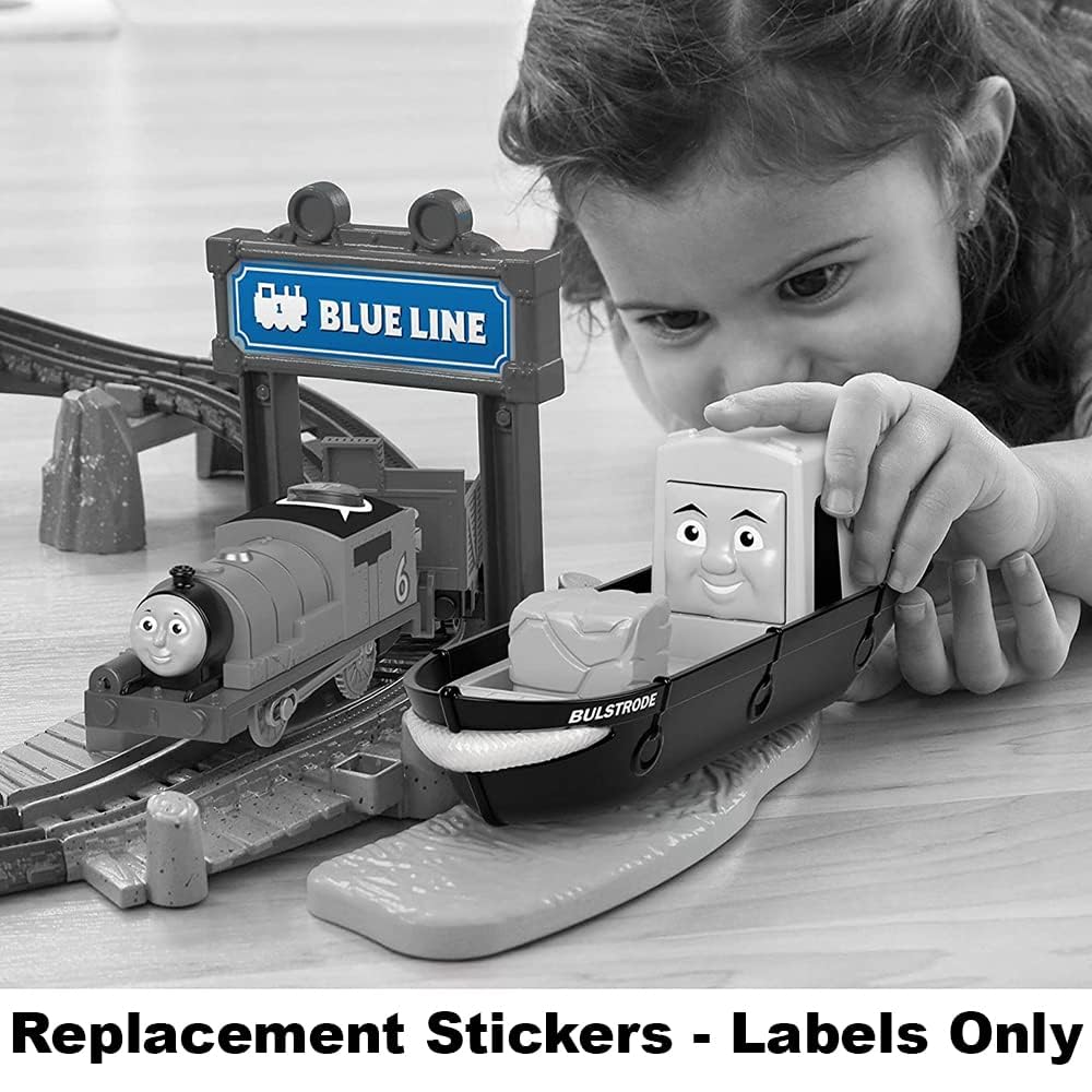 Replacement Stickers or Labels Sheet for Fisher-Price Thomas and Friends Talking Thomas and Percy Train Playset - GLK80