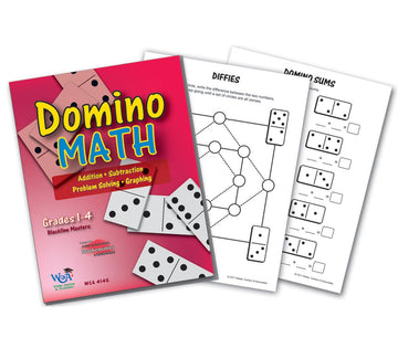Learning Advantage 4145 Domino Math Book, Grade: 1 to 4, 8.5" Height, 0.5" Width, 11" Length