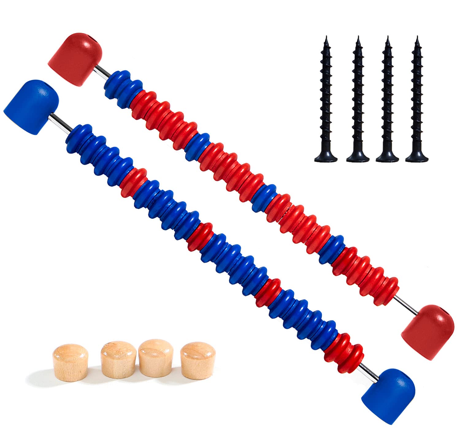 Zdgao Shuffleboard Score Keeper - Abacus Bead Score Counter, Wooden Shuffleboard Scorer for Shuffleboard Tables with Installing Hardwares