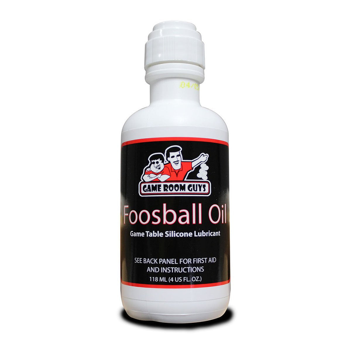 Game Room Guys Foosball Rod Silicone Lubricant 4oz Bottle No Spill Dauber Applicator - Made in the U.S.A.