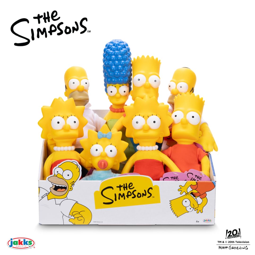 Disney The Simpsons Homer Plush Features Soft Fabric Body with Sculpted Head Officially Licensed by Disney