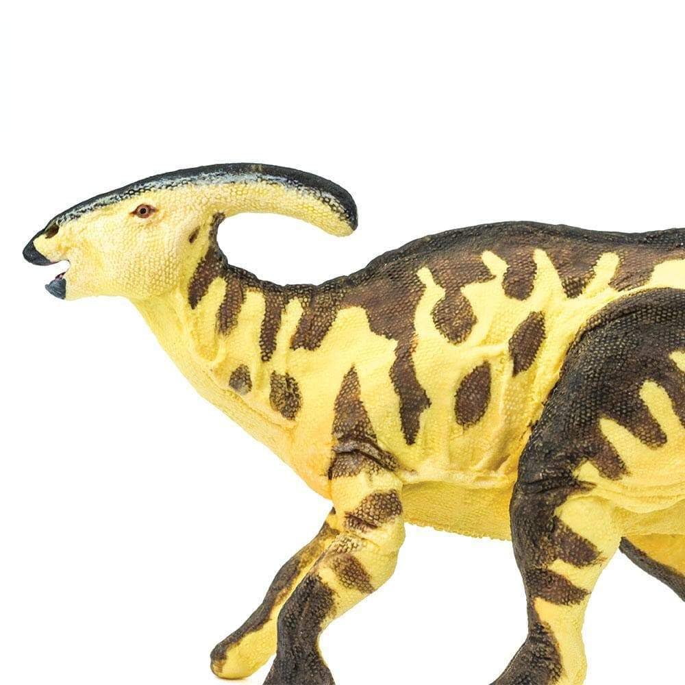 Safari Ltd. Parasaurolophus Figure - Detailed 7.75" Duck-billed Dinosaur Model - Educational Toy for Boys, Girls, and Kids Ages 3+