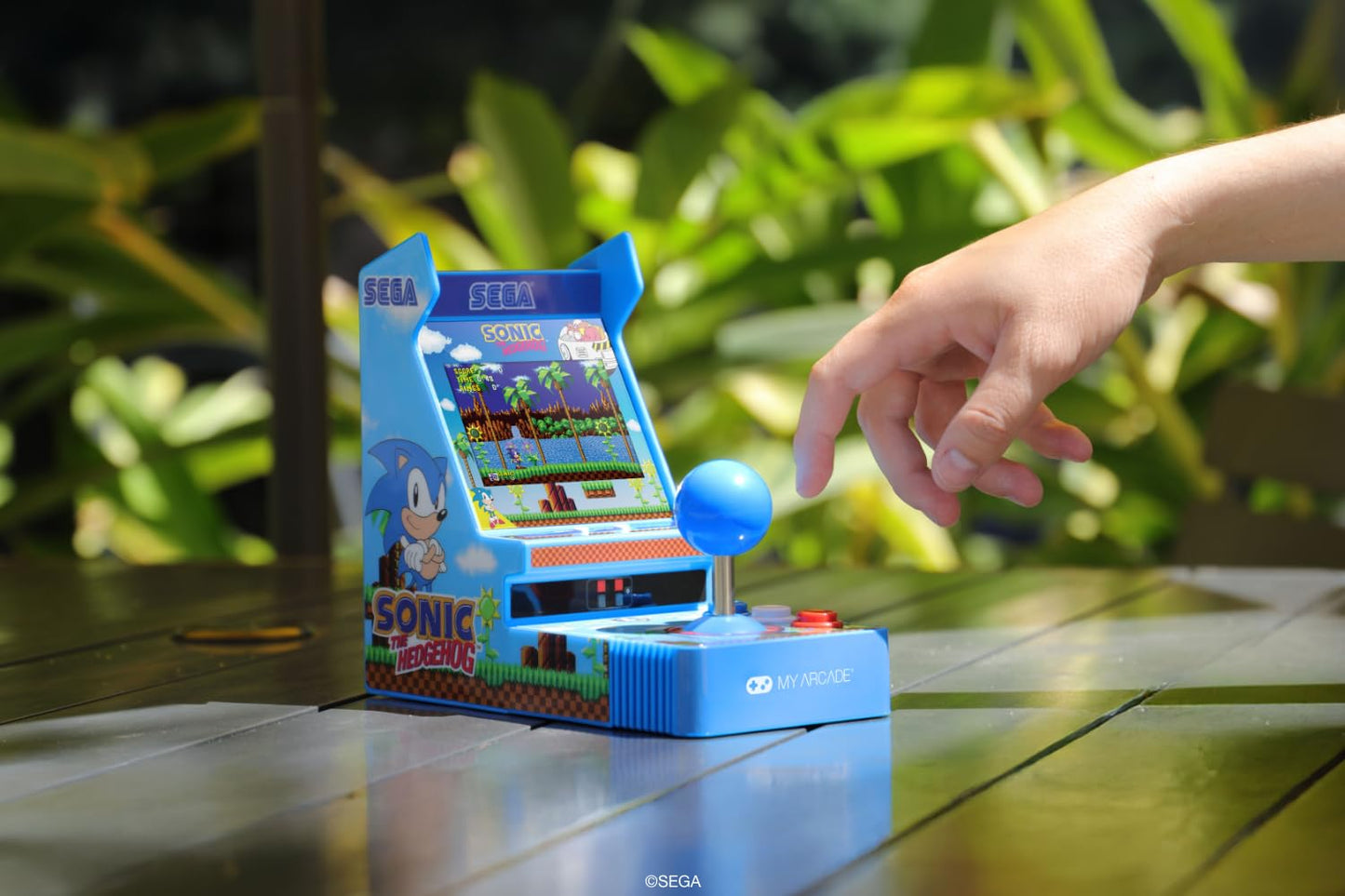 My Arcade Sonic Joystick Player: Sonic The Hedgehog, 2 Games in 1, Sega Classic, Gifts for Kids and Adults