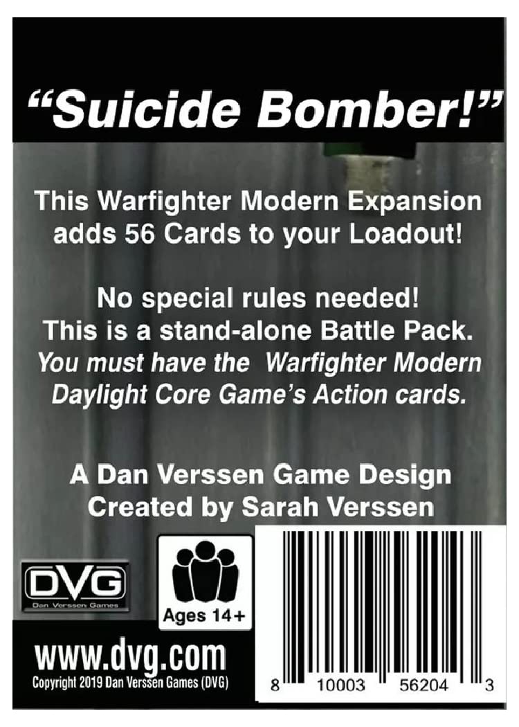 DVG Warfighter Modern Expansion #50 Kandahar Card Deck Warfighter Modern Board Game
