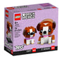 Lego BrickHeadz Saint Bernard Dog and Puppy Set 40543