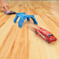 Flat 2 Fast Stunt 2-Pack Playset - All-Inclusive Set with Launch Ramp, Fire Ring, Tunnel & 2 Flat Car Racers - Build Custom Stunts - Ages 5+