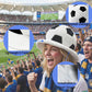 Soccer Ball Shaped Costume Hat Unisex, Black White Football Hat, Sports Game Day Fan Party Headwear for Carnival, Halloween, Sports Match & Cosplay