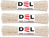 DEL Bundles Pipe Cleaners: Hard Bristle, 135 Count (Pack of 3), Yellow (Yellow)