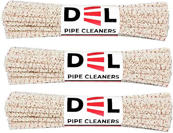 DEL Bundles Pipe Cleaners: Hard Bristle, 135 Count (Pack of 3), Yellow (Yellow)
