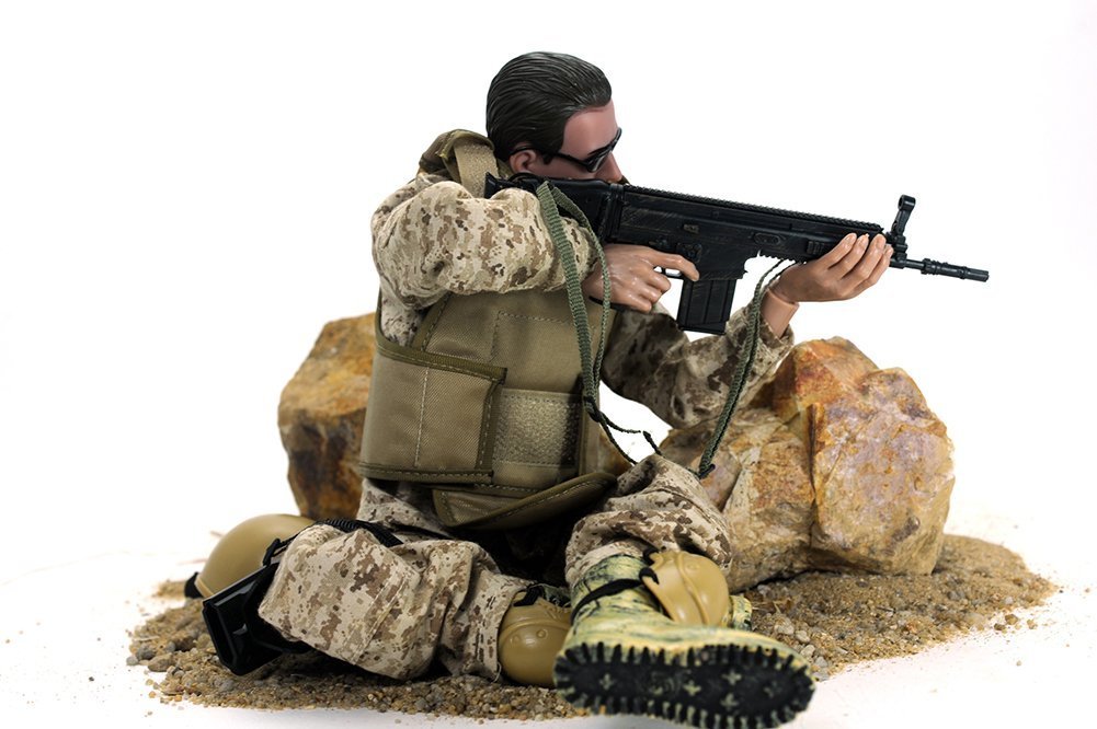 BJPEY 12" Special Forces Action Figures Soldiers Toys 1:6 Scale (Seal)