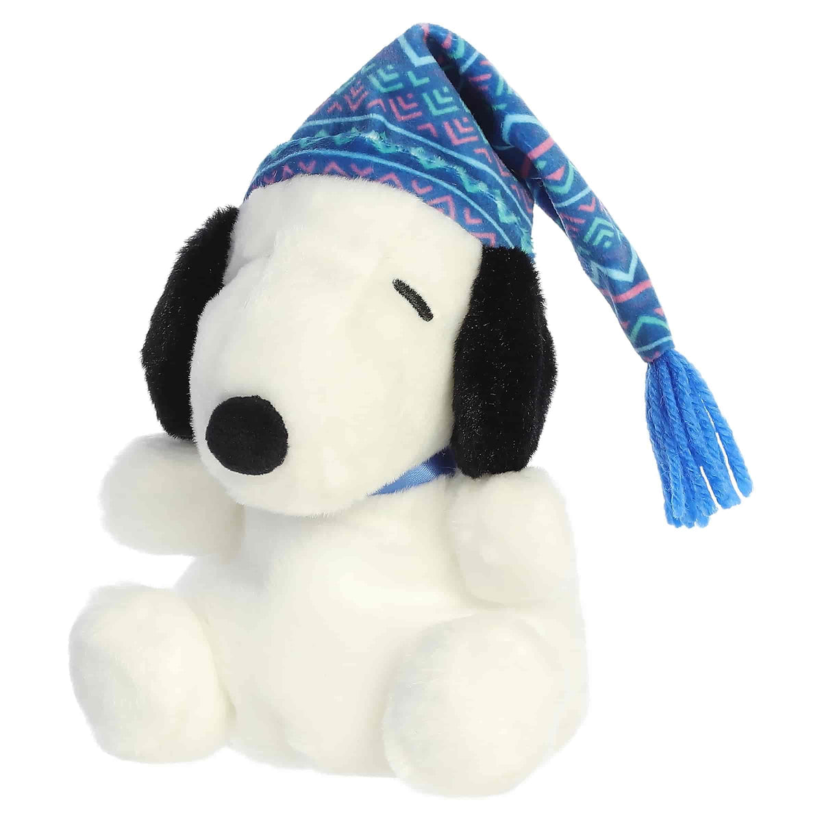 Aurora Peanuts Palm Pals 4.5" I Love Snow Snoopy Festive Plush