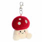 Aurora® Adorable Palm Pals™ Amanita Mushroom™ Clip-On- Fun Collectible Plush for Kids and Adult Collectors - Perfect for Backpacks and Birthday Gifts