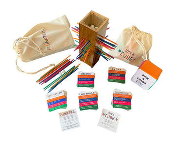 YEHUA! Totika Cube & Plunktika Therapy Games - Five Card Deck Set