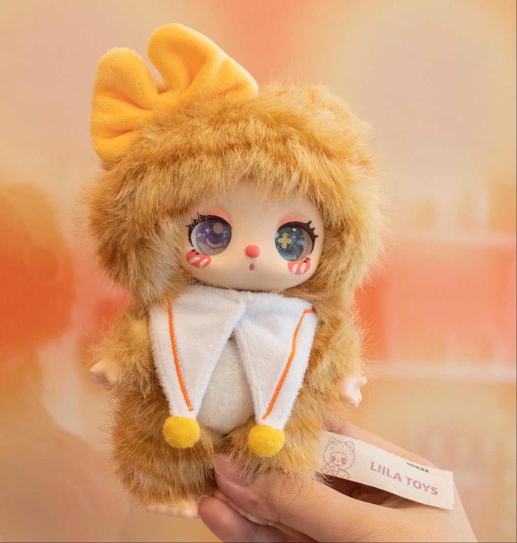 Mystery Fun Liila‘s Lucky Cat Serie Blind Box, Adorable Collectible Toys, 6.3IN Hangable Doll with Unique Designs Birthday Gifts, 1PCS (1 of 9