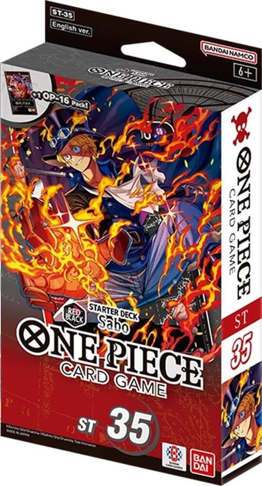 One Piece Card Game Starter Deck ST-35 Red Black Sabo