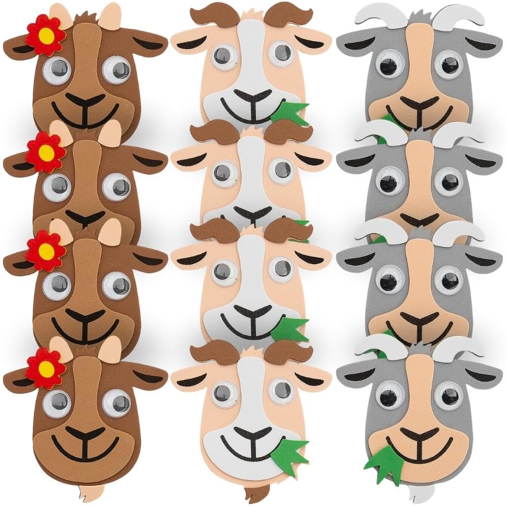 Fun Express Billy Goat Magnet Craft Kit - Makes 12