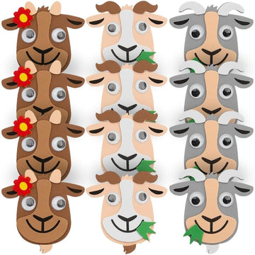 Fun Express Billy Goat Magnet Craft Kit - Makes 12